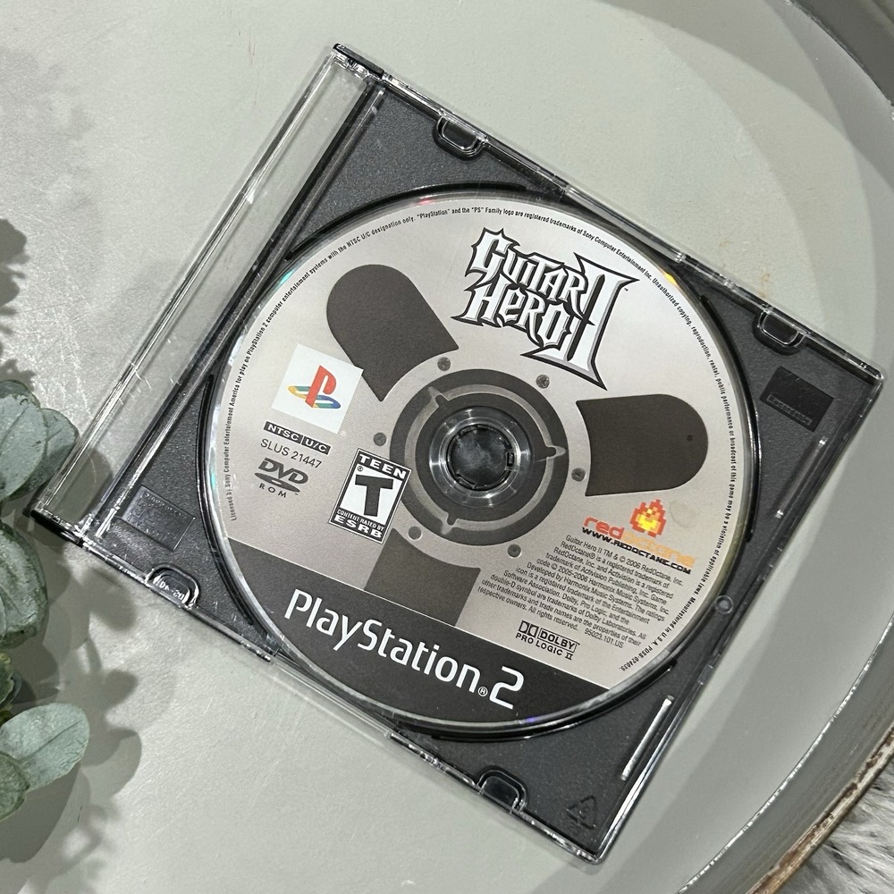 Guitar Hero II (PS2, Playstation 2)  Tested  *DISC ONLY*